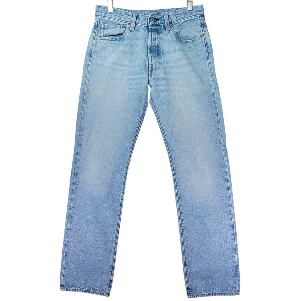 Levi's Premium 501 Jeans Mens 31x32.5 Blue Denim Button Fly Original Fit